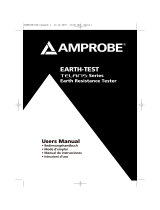 Amprobe Telaris-Earth-Test Earth Resistance Tester Manual de usuario