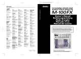 Edirol M-100FX El manual del propietario