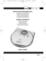 Clatronic CDP 515 MP3 El manual del propietario