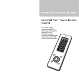 Universal Remote Control HOME THEATRE MASTER 1000 Manual de usuario