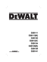 DeWalt D28132C El manual del propietario