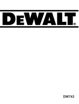 DeWalt DW743 T 4 El manual del propietario