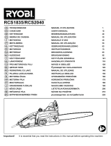 Ryobi RCS18352C El manual del propietario
