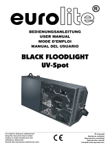 EuroLite BLACK FLOODLIGHT UV-Spot Manual de usuario