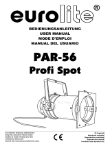 EuroLite PAR-64 Profi Spot Manual de usuario