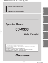 Pioneer CD-VS33 Manual de usuario