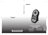 Roland VT-12 Vocal Trainer El manual del propietario
