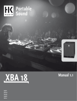 HK Audio XBA 18 Manual de usuario