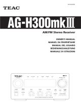 TEAC AG-H300 El manual del propietario