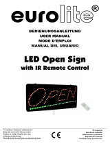 EuroLite LED OPEN Operating Instructions Manual