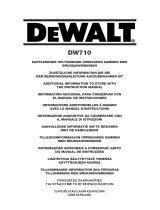 DeWalt DW710 Manual de usuario