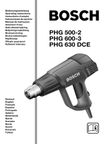 Bosch PHG 630 DCE El manual del propietario