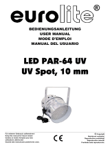EuroLite LED PAR-64 UV Manual de usuario