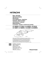 Hitachi G 18SRU El manual del propietario