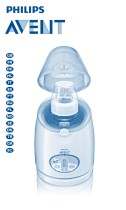 Philips AVENT avent digital bottle warmer Manual de usuario
