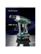 Parkside KH 3101 2 SPEED RECHARGEABLE ELECTRIC DRILL DRIV… El manual del propietario