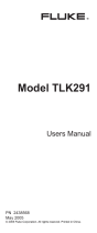 Fluke TLK291 Conjunto de Sondas de Teste Manual de usuario