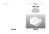 Olivetti PR4 SR El manual del propietario