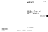 Sony STR-DA5400ES El manual del propietario