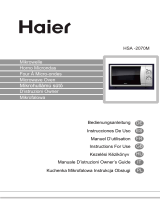 Haier HSA -2070MGS Instrucciones de operación