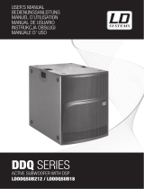 LD Systems DDQ SUB 212 Manual de usuario