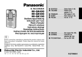 Panasonic RRQR400 Instrucciones de operación