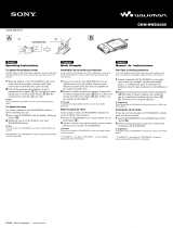 Sony CKM-NWZA820 El manual del propietario