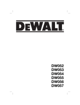 DeWalt dw 053 k2 Manual de usuario