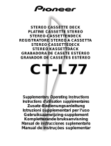 Pioneer CT-L77 Manual de usuario