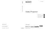 Sony vpl hw15 El manual del propietario