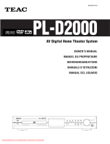 TEAC PL-D2000 El manual del propietario
