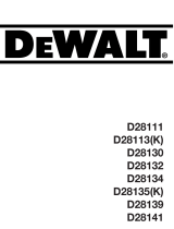 DeWalt D28141 El manual del propietario