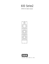 B&W 600 Series2 Manual de usuario