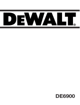 DeWalt DE6900 Manual de usuario