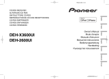 Pioneer DEH-2600UB Manual de usuario
