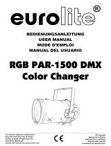 EuroLite RGB PAR-1500 DMX Manual de usuario