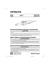 Hitachi GP2 Manual de usuario