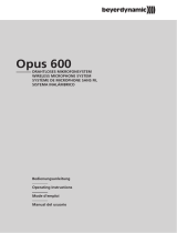 Beyerdynamic Opus 600 T-Set,  Manual de usuario