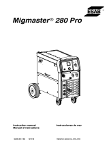 ESAB Migmaster® 280 Pro Manual de usuario