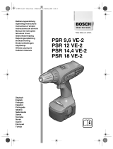 Bosch PSR18VE_2 El manual del propietario