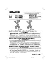 Hitachi WH18DBDL Manual de usuario