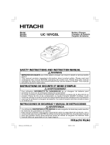 Hitachi UC 18YGSL Safety Instructions And Instruction Manual