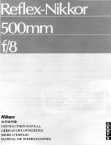 Nikon REFLEX - NIKKOR 500MM F / 8 El manual del propietario