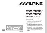 Alpine cdm 7835 r El manual del propietario