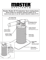 Master Appliance GT-70 Manual de usuario