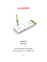 Leotec Android TV Dual Core Guía de inicio rápido