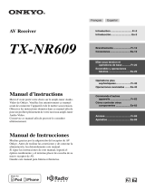 ONKYO TX-NR609 El manual del propietario
