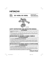 Hitachi DS 14DBL Manual de usuario