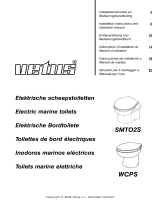 Vetus Electric marine toilet type SMTO2 Guía de instalación