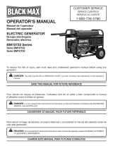 Black Max bm10722 El manual del propietario